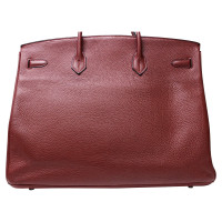 Hermès Birkin Bag 40 aus Leder in Bordeaux