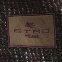 Etro Bouclé-Blazer in Multicolor