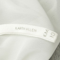 Karen Millen top in Gray / White