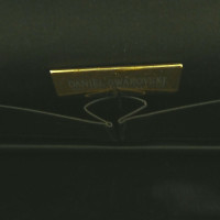 Swarovski clutch with semi-precious stones
