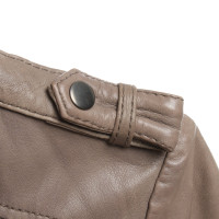 Muubaa Jacket/Coat Leather in Taupe