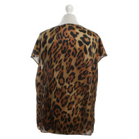 Escada Silk blouse with animal print