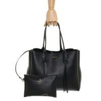 Lanvin Tote Bag aus Leder in Schwarz