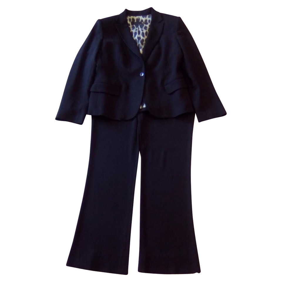 Roberto Cavalli Suit Wool in Black