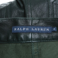 Ralph Lauren Leather pants in dark green