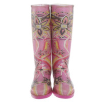 Emilio Pucci Wellies with pattern