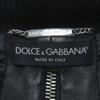Dolce & Gabbana Kurzjacke kunstleer