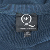 Alexander McQueen Top Cotton in Blue