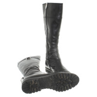 Sergio Rossi Schwarze Winterstiefel