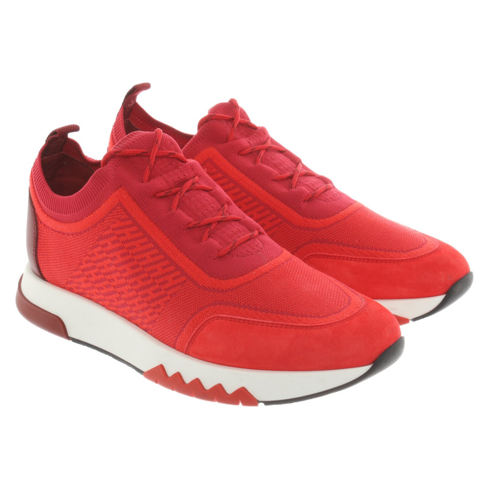 Hermès Chaussures de sport en Rouge