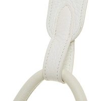 Hermès Lindy 30 aus Leder in Weiß