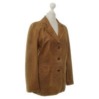 Miu Miu Leather jacket in Brown