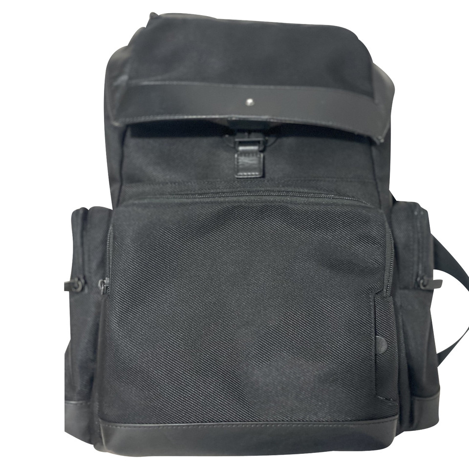 Mont Blanc Backpack Leather in Black