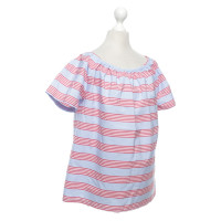 0039 Italy Blouse with striped pattern