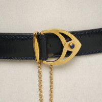 Cartier Cintura in Pelle in Blu