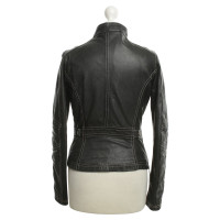 Oakwood Leather jacket in dark gray