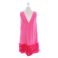 Moschino Cheap And Chic Vestito in Seta in Rosa