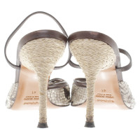 Baldinini Sandals made of reptile leather
