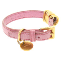 Prada Armreif/Armband aus Leder in Rosa / Pink