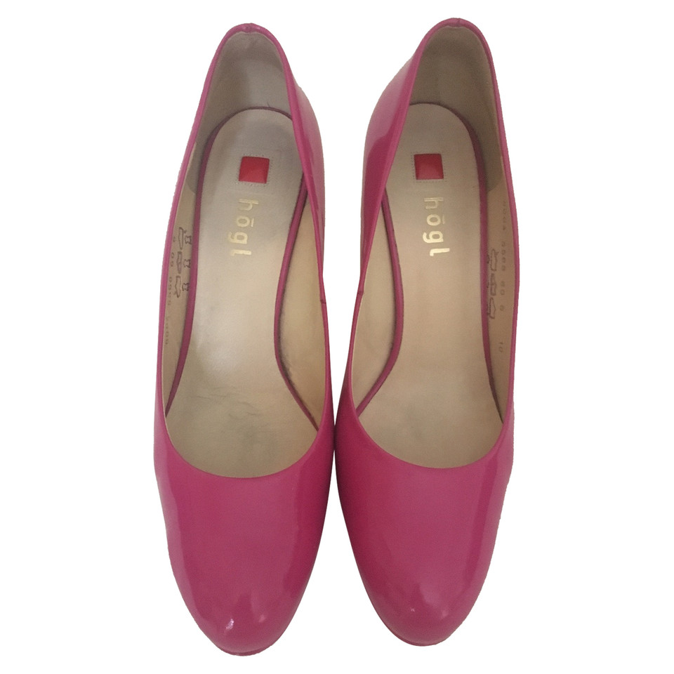 Högl Pumps/Peeptoes Leather in Pink