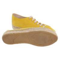 Lika Mimika Lace-up shoes Suede in Yellow