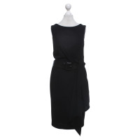 Christian Dior Zijden jurk in zwart