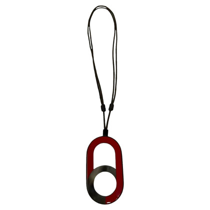 Hermès Necklace Horn in Red