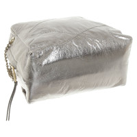 Lanvin Shoulder bag Leather in Silvery