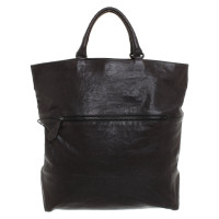 Bottega Veneta Shopper aus Leder in Braun