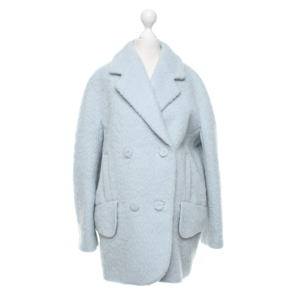 Carven Manteau bleu clair