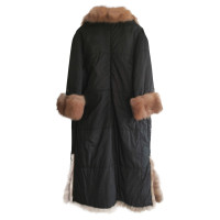 Ermanno Scervino Jacke/Mantel in Schwarz