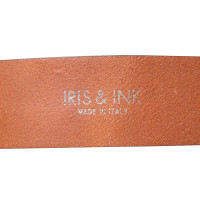Iris & Ink Leather Belt in Brown