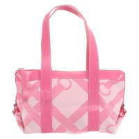 Lancel Handtasche aus Canvas in Rosa / Pink