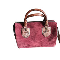 Bally Handbag Suede in Bordeaux
