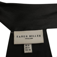 Karen Millen Neckholdertop in zwart