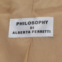 Philosophy Di Alberta Ferretti Blazer Dark Beige