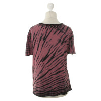 Maje T- Shirt mit Batik-Muster