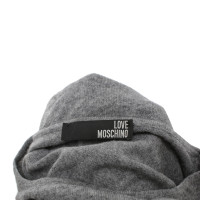 Moschino vestito lavorato a maglia in grigio