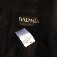 Balmain leather blazer