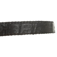 Reptile's House Ceinture en Cuir en Noir