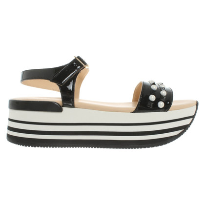 Hogan Sandals Patent leather