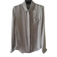 Armani Grey silk blouse