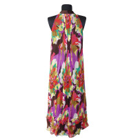 Diane Von Furstenberg Soie Maxi robe avec des motifs colorés