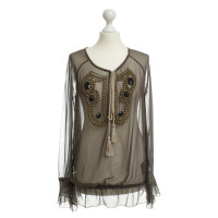 Set Silk top in Brown