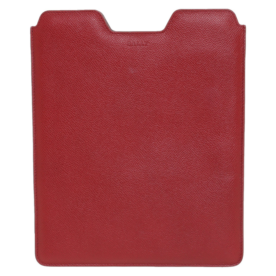 Bally calfskin iPad accessory in red