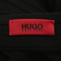 Hugo Boss Robe tricot en noir