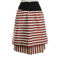 Fendi skirt with stripes pattern