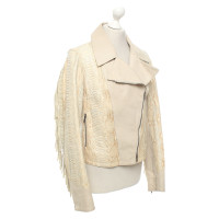 Other Designer Santacroce - jacket / coat in beige leather