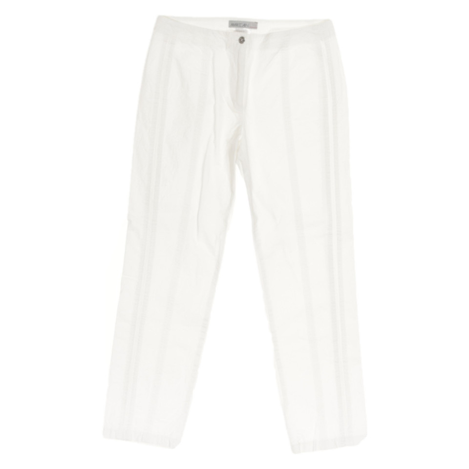 Marc Cain Trousers Cotton in White