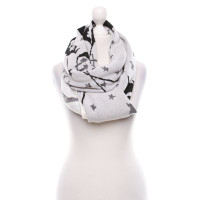 Marithé Et Francois Girbaud Scarf in black and white